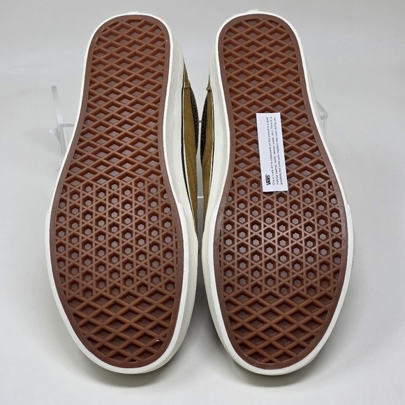 Vans Old Skool Cozy Hug Golden Brown Buffalo Plaid Sherpa Mens 8 Womens 9.5 New main image 6